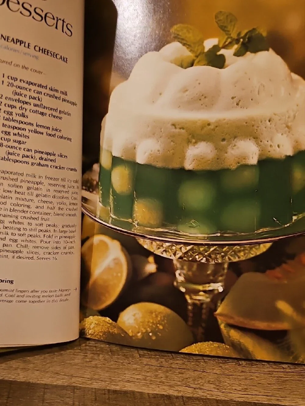 Vintage Better Homes and Gardens Low-Calorie Desserts Cookbook Hardcover